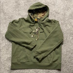 Green Browning Hoodie, M